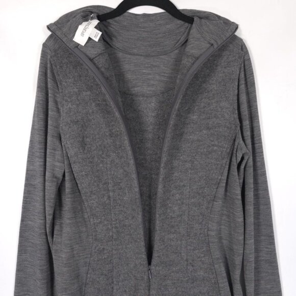 SPORTMAX‎ Teismo Dress Double Layer WOOL Knit Midi Turtleneck No Size Tag LARGE - Picture 12 of 16